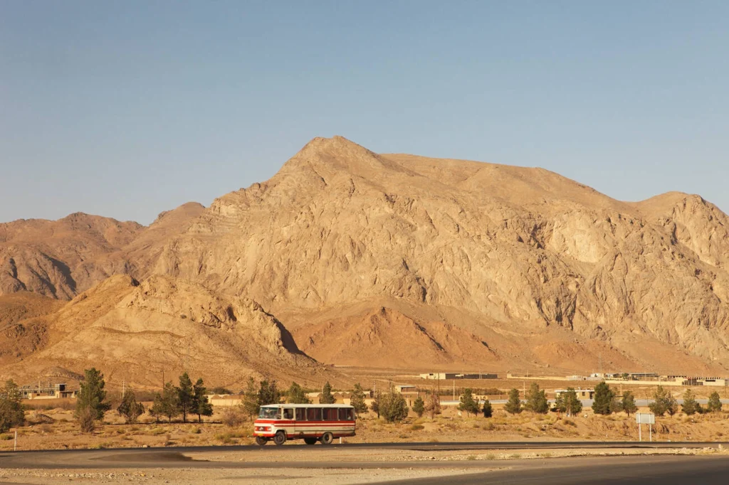 Bus Journey Through The Kuhrud Mountains, Yazd Province