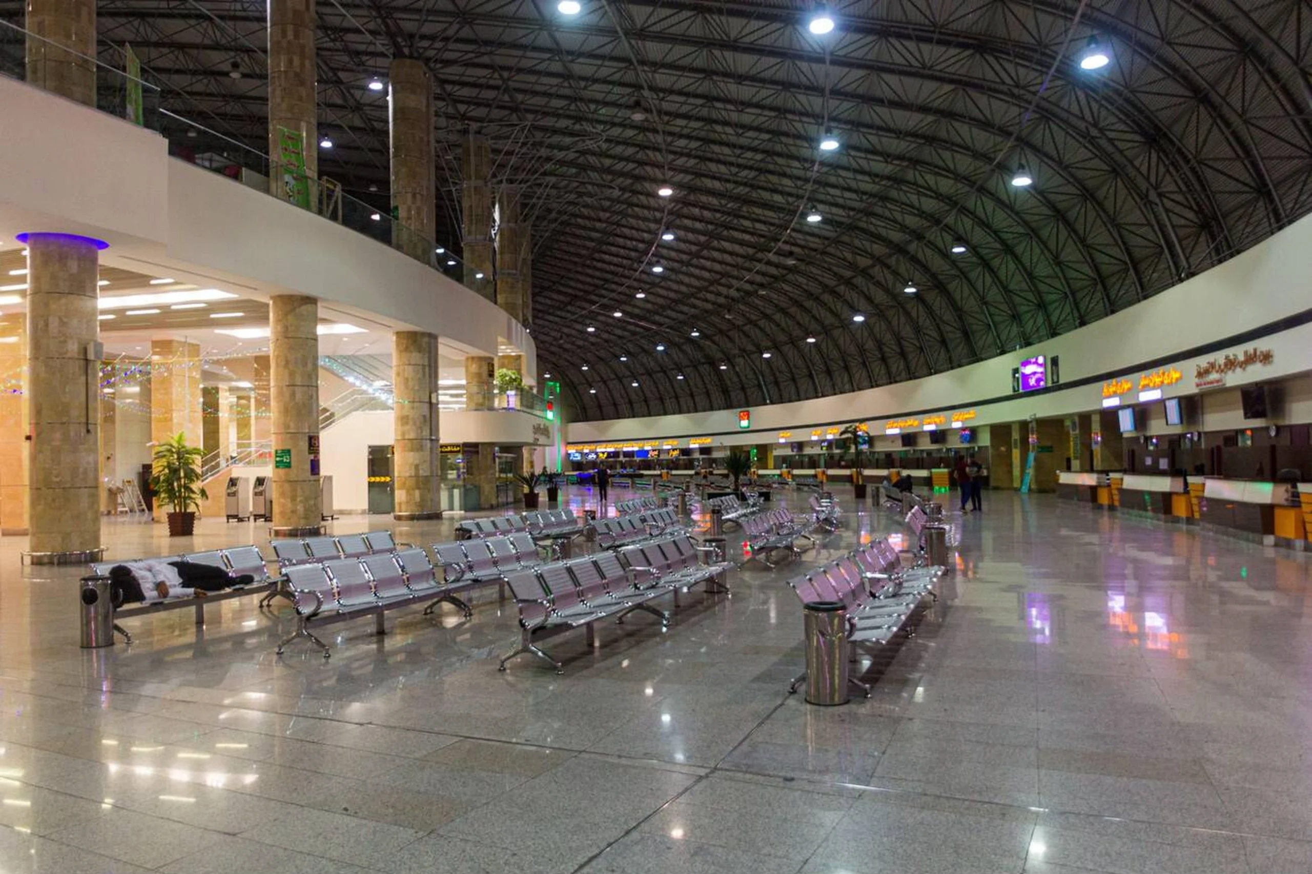 Busy Hub Tabriz Central Bus Terminal