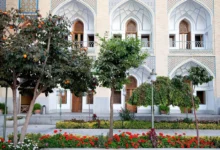 Hotel Abbasi, Persischer Garten In Isfahan, Iran
