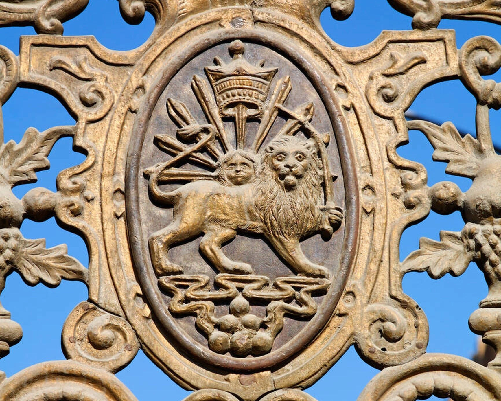 Intricate Detail Of Bagh E Melli Gate