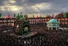 Nakhl Gardani Ashura Ritual In Yazd, Iran, Honoring Imam Husayn