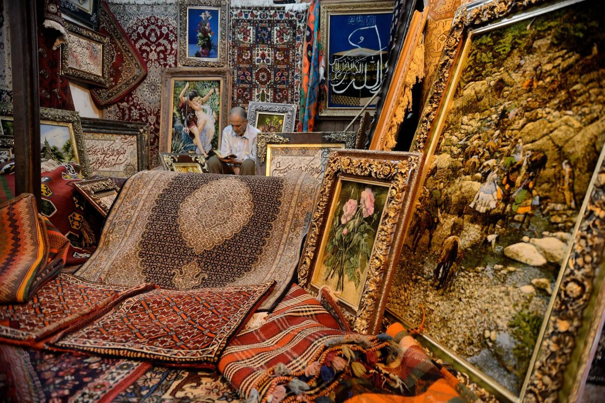 Persian Carpet Shop In Vakil Bazaar, Shiraz