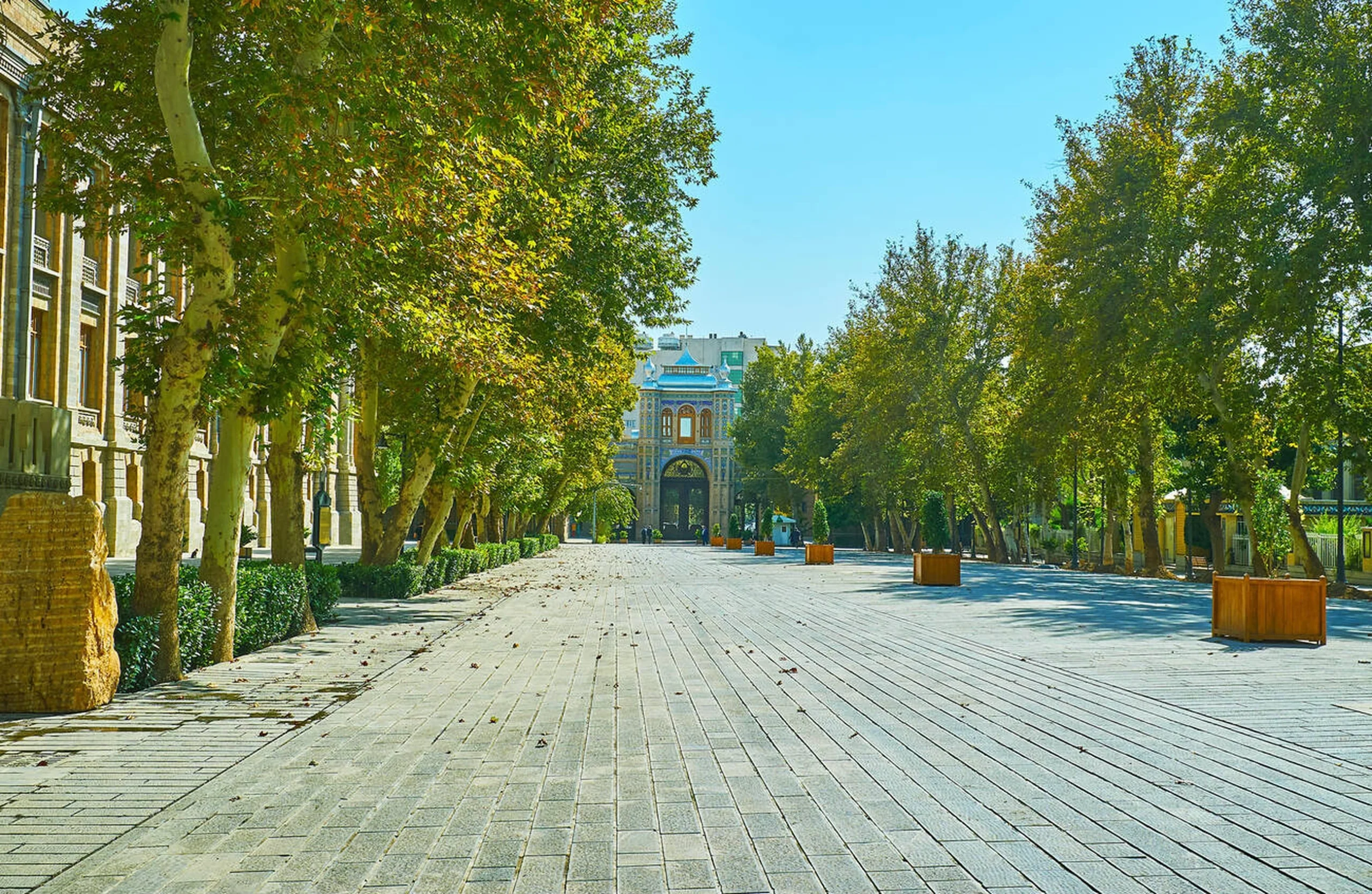 Serene Pathway Of Bagh E Melli Garden