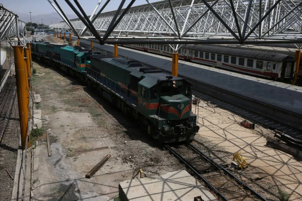 Train Arrival At Tehran Central Station,
