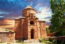 Th Century Armenian Orthodox Cathedral Of The Holy Cross On Akdamar Island, Lake Van Turkey