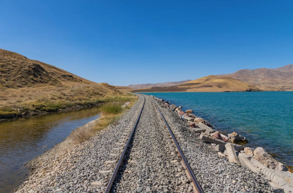 Endless Rails By Lake Van