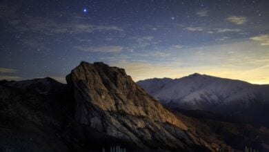 Nightfall Over Alamut Castle