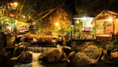Tehran, Iran Th May, Beautiful Iranian Cafes In Popular North Tehran Walking Route To Scenic City Viewpoint