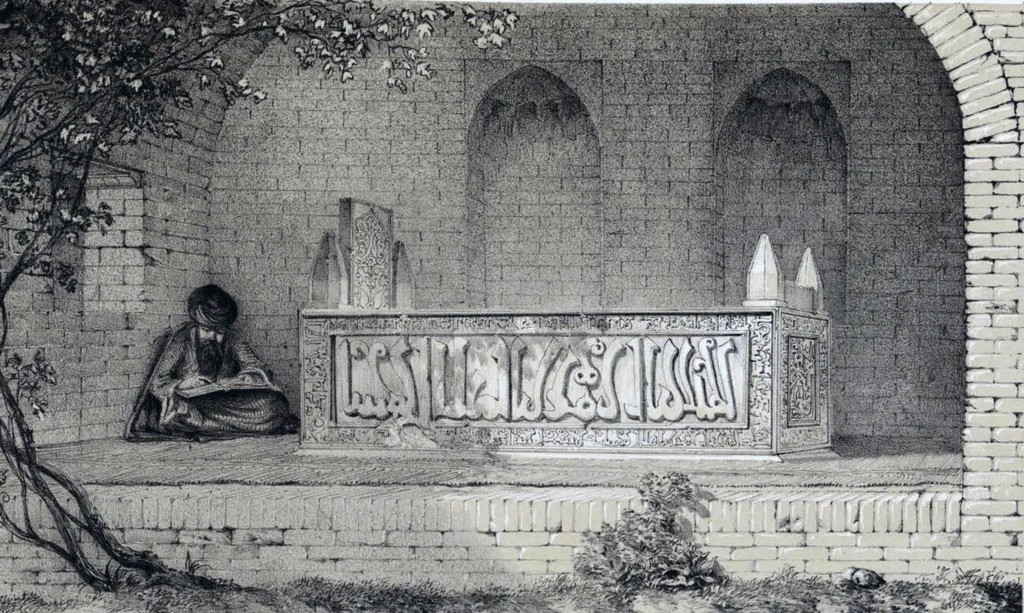 Tomb Of Saadi By Eugène Flandin