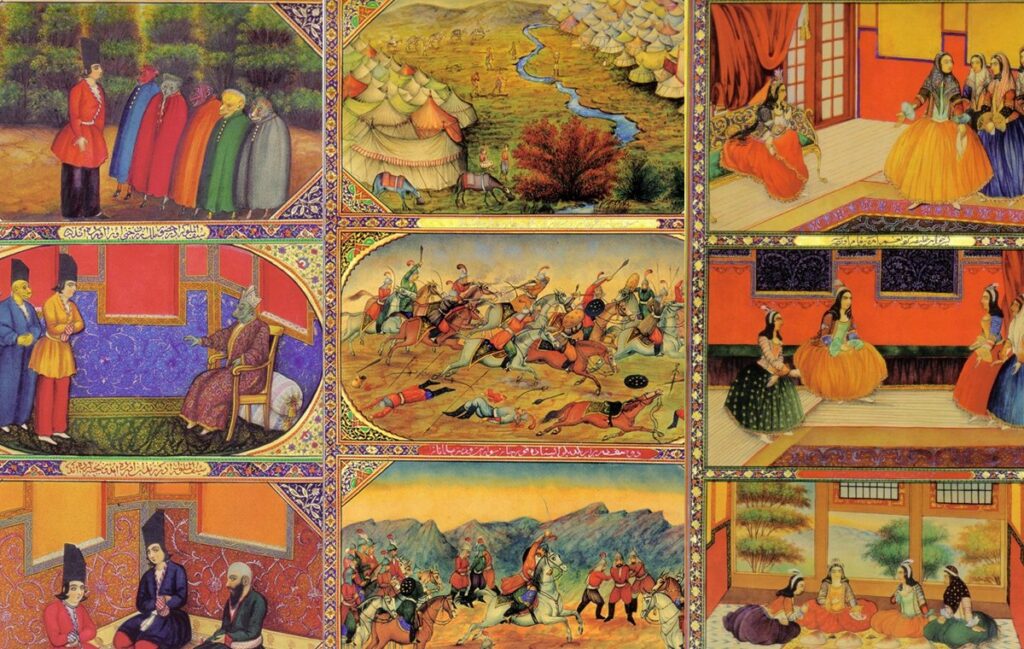 A Leaf from Garshaspnama, Shiraz School