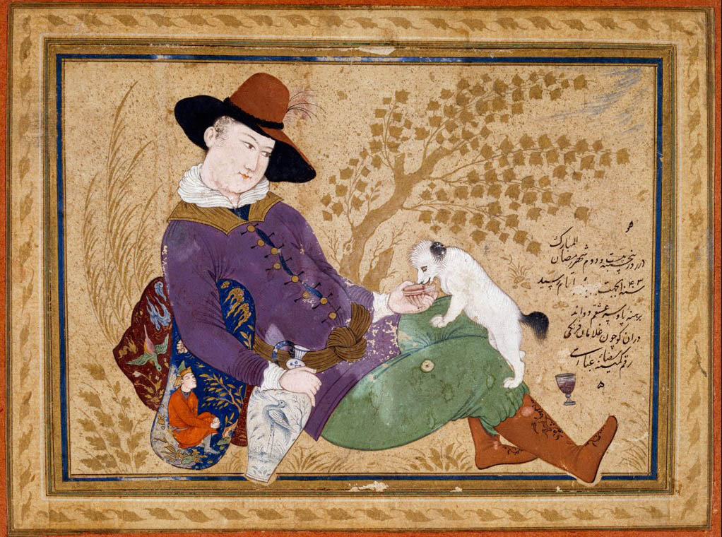 A Painting from Diwan of Khwaju Kermani by Junayd Naqqash