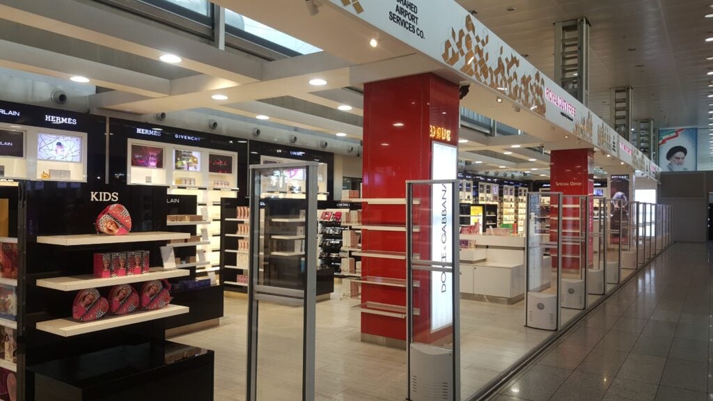 A Picture Of The Stores Inside Imam Khomeini International Airport
