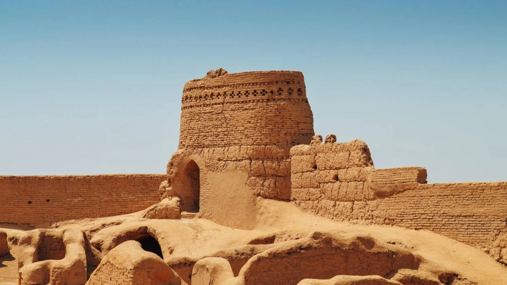 Abandoned Mud Brick Houses Of Kharanaq