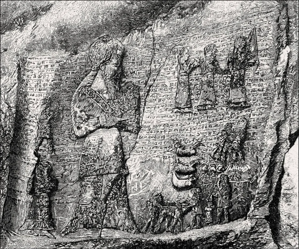 Ancient Rock Reliefs Of Kul E Farah