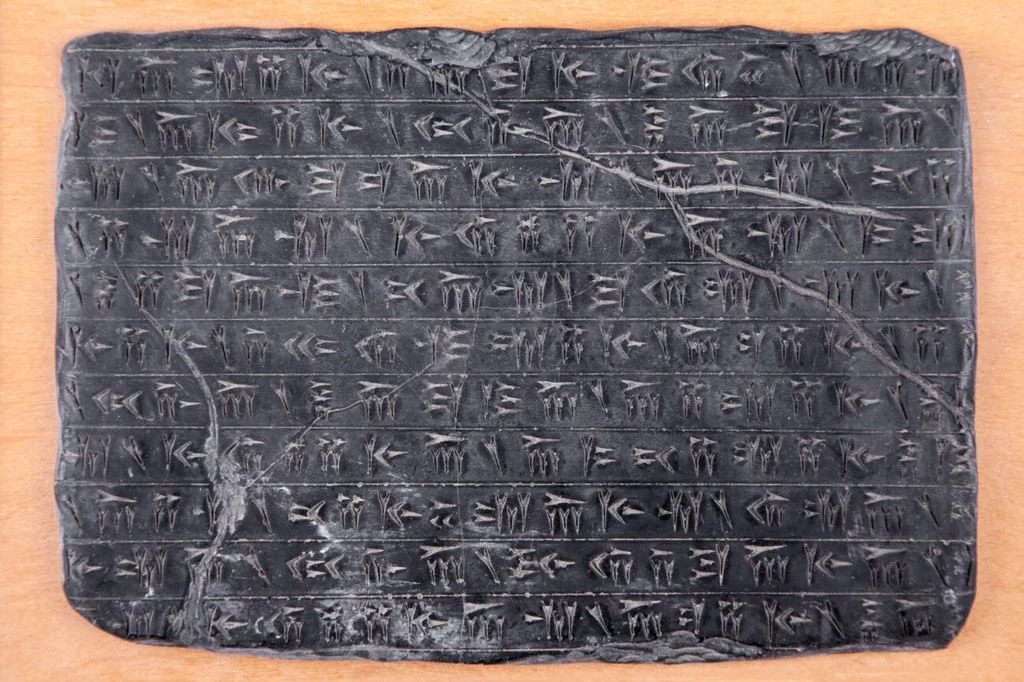 Babylonian Cuneiform Inscription On Stone