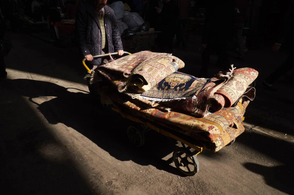 Carpet Trade In Tehran Bazaar