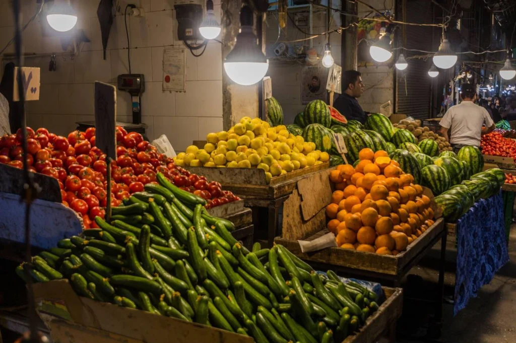Colorful Market Life In Qazvin