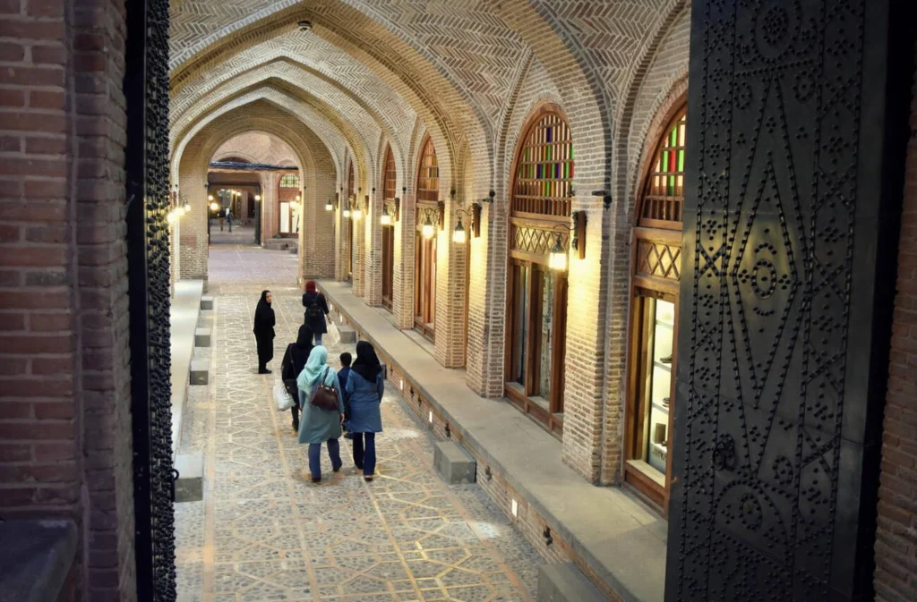 Corridor Of The Ancient Qazvin Bazaar