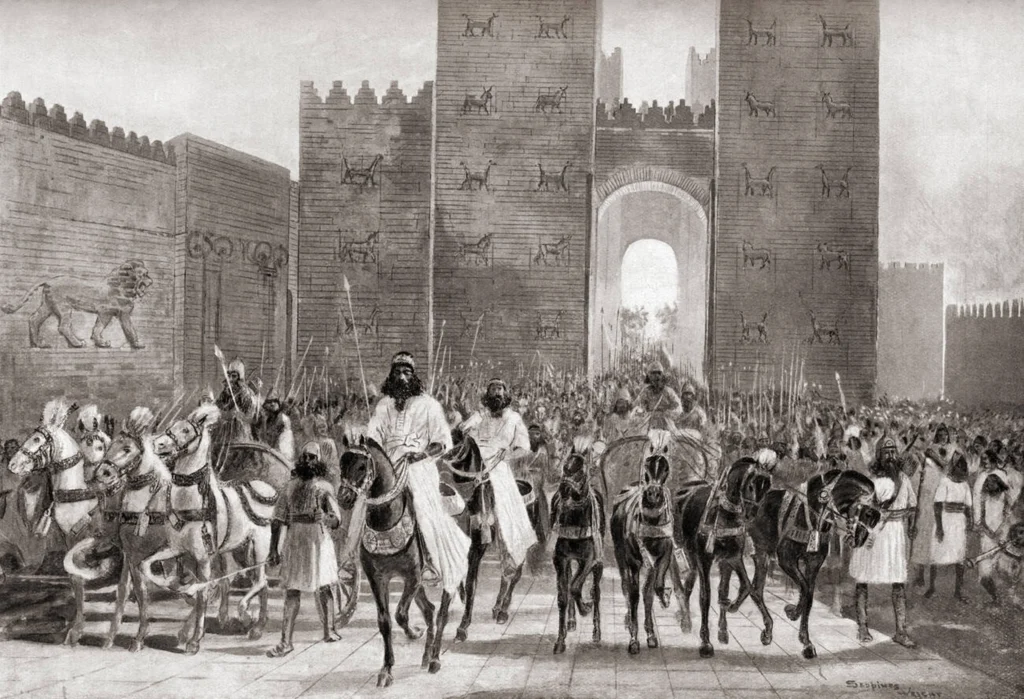 Cyrus The Great Enters Babylon