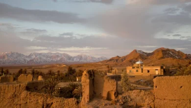 Desert Oasis In Garmeh, Iran