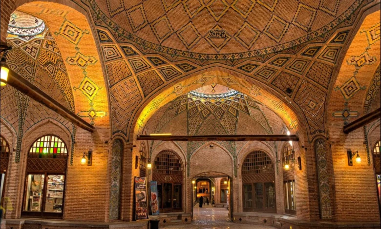 Hall, Qazvin Bazaar In An Ancient Caravanserai, Qazvin, Iran