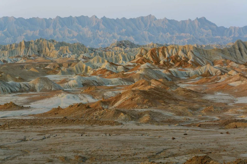 Mars Mountains At Sunset, Chabahar