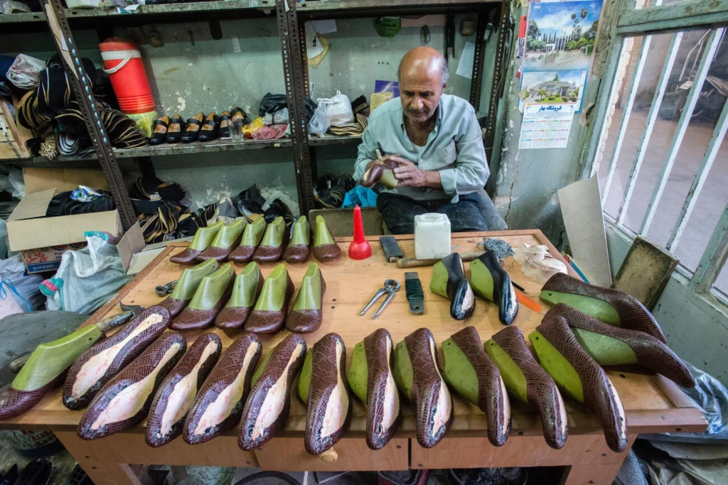 Painted Leather Art Of Tehran