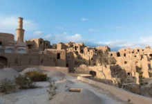 The Years Old Collapsed Mud Brick Village Of Kharanaq Ardakan County, Yazd Province, Iran