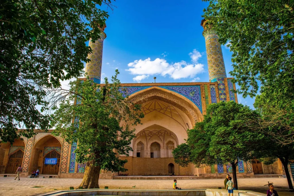 Tranquil View Of Jameh Mosque Of Qazvin