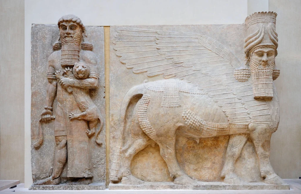 Winged Bull Guardian From Dur Sharrukin, Neo Assyrian Period